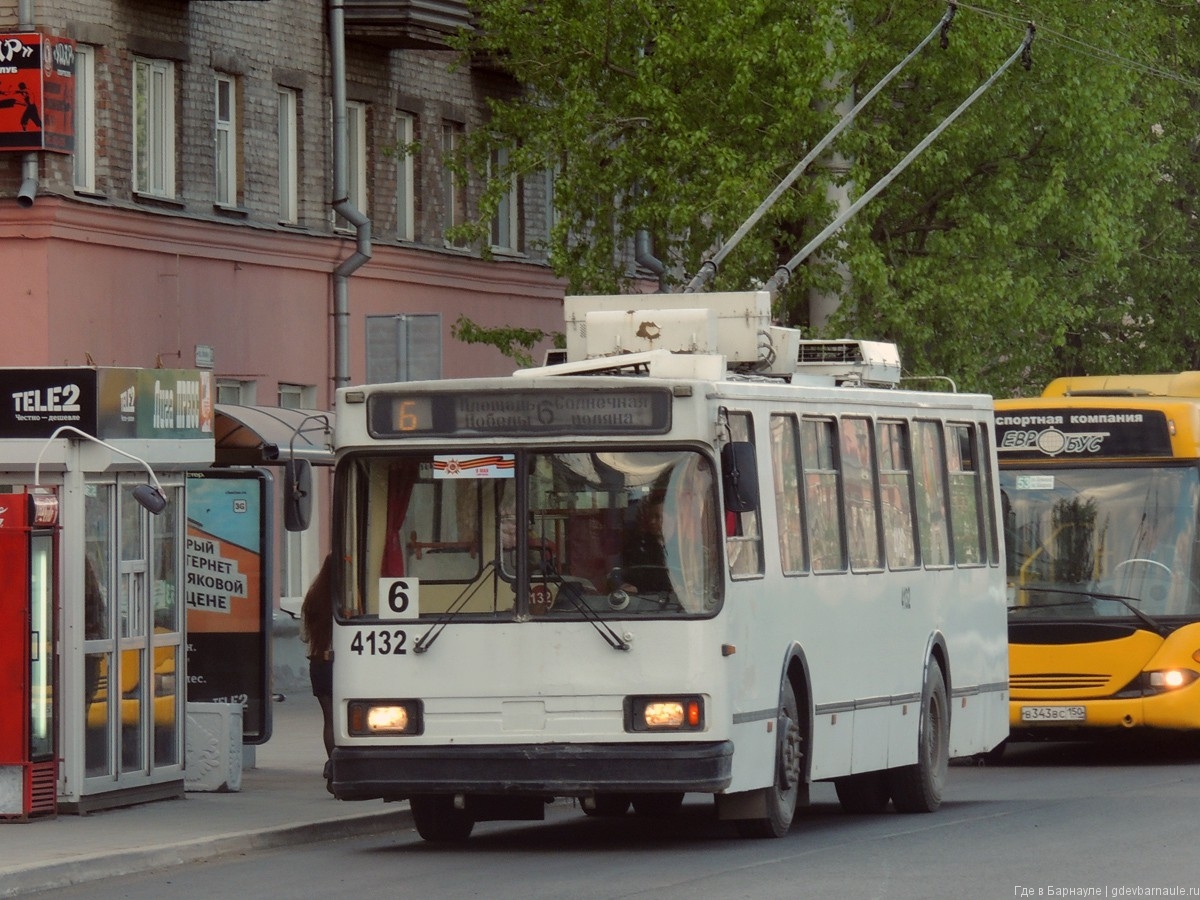 Маршрут троллейбуса 6 в Барнауле | Где в Барнауле?